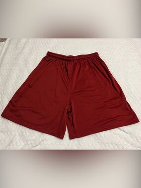 Nike Men's Athletic Shorts in Burgundy